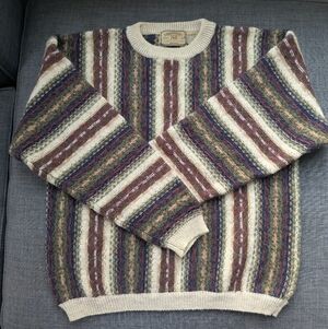 Classic Striped Crewneck Sweater
